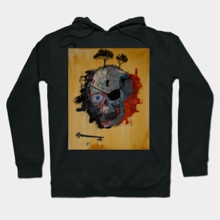 Abstract Skull Hoodie